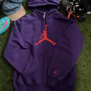 Jordan Purple Jacket with infrared Logo